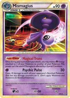 Mismagius Pokemon card from Deck Exclusives