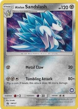 Alolan Sandslash (30) Pokemon card from SM Trainer Kit: Alolan Sandslash & Alolan Ninetales