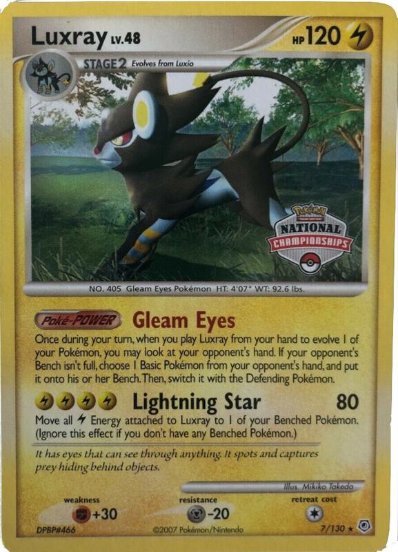 Luxray Pokemon card from League & Championship Cards