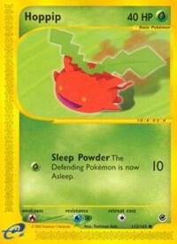 Hoppip Pokemon card from Expedition