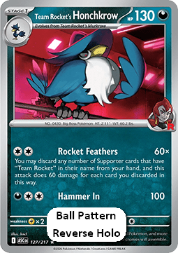 Team Rocket's Honchkrow (Holo)