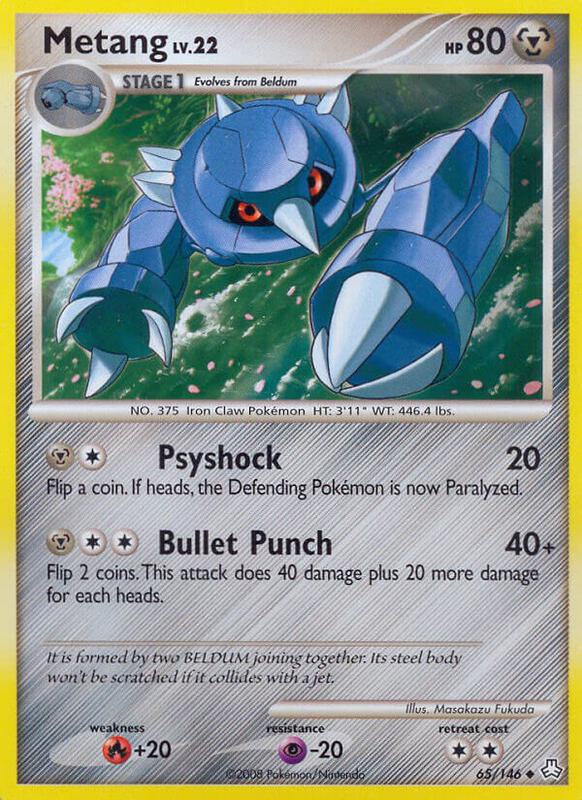 Metang (65) Pokemon card from Legends Awakened
