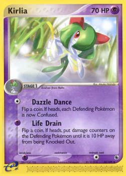 Kirlia Pokemon card from EX Ruby Sapphire