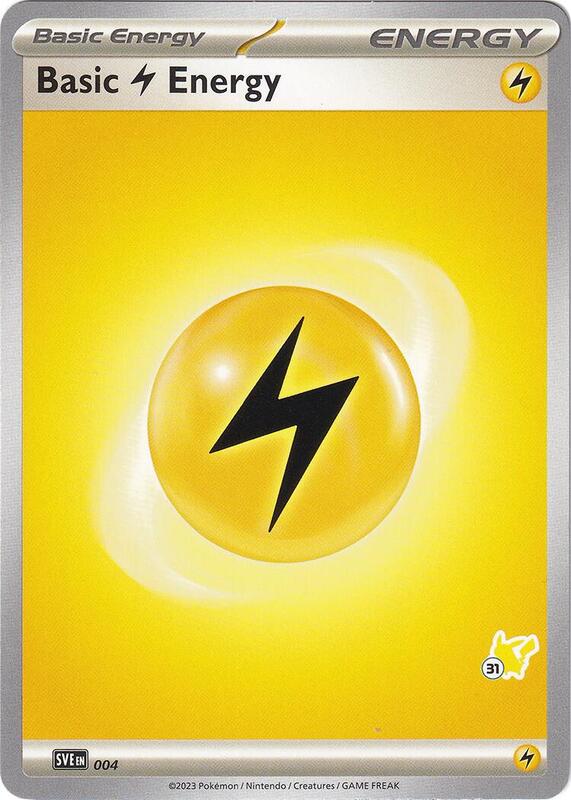 Basic Lightning Energy - Pikachu 31 Pokemon card from Battle Academy 2024