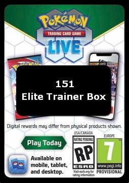 Live Code Card (Elite Trainer Box) (MEW)151