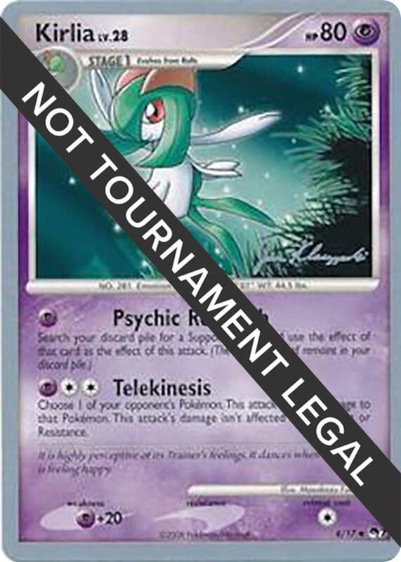 Kirlia - 2008 (Jason Klaczynski) Pokemon card from World Championship Decks