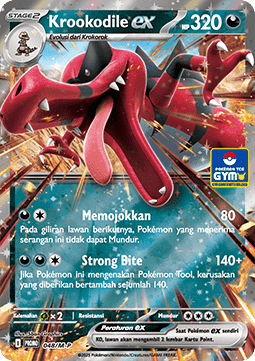Krookodile ex (M-P/ID 048) M-P Indonesian Promos ID