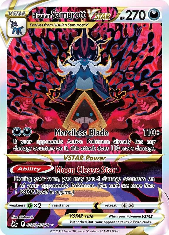 Hisuian Samurott VSTAR Pokemon card from Crown Zenith: Galarian Gallery