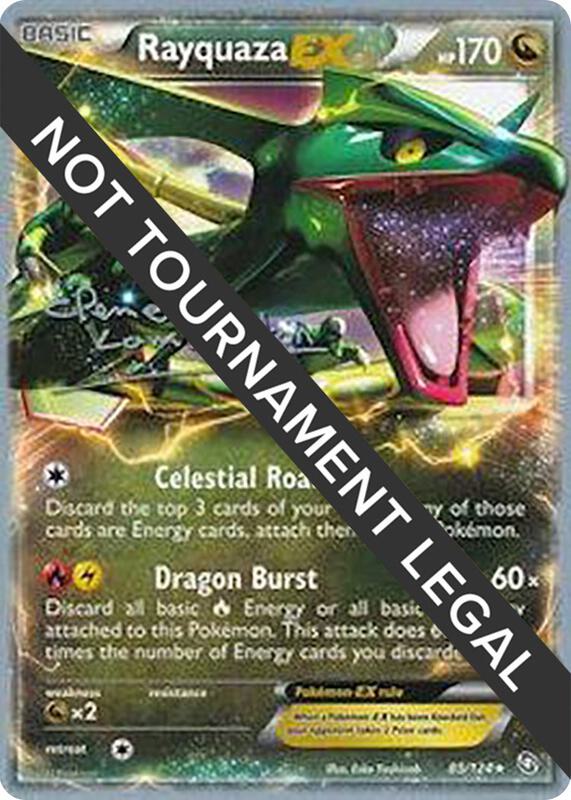 Rayquaza EX - 2013 (Clement Lamberton) Pokemon card from World Championship Decks