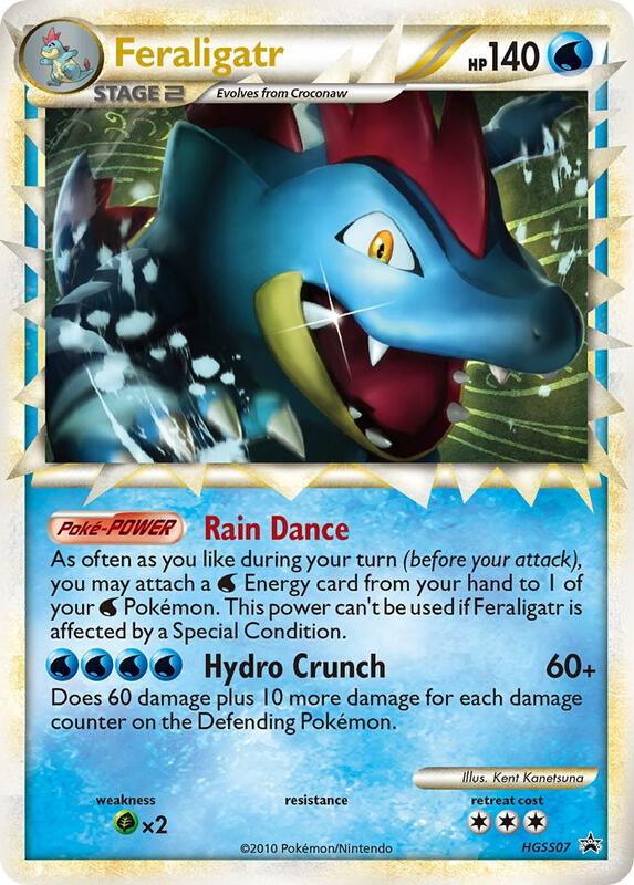 Feraligatr (Prime) - HGSS07 Pokemon card from HGSS Promos