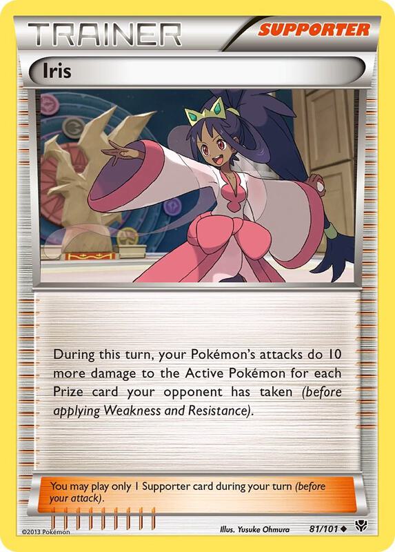 Iris Pokemon card from Plasma Blast