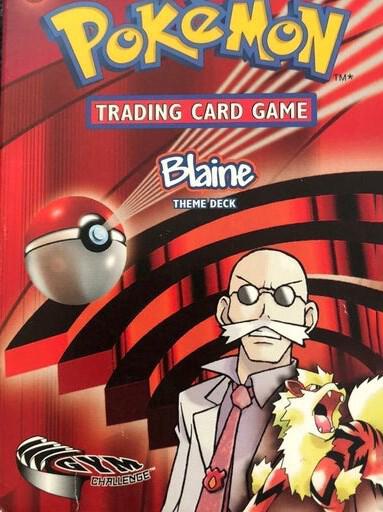 Gym Challenge Theme Deck - "Blaine" Pokemon card from Gym Challenge
