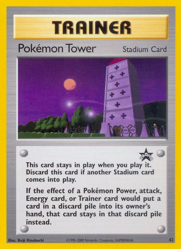 Pokemon Tower Pokemon card from WoTC Promo