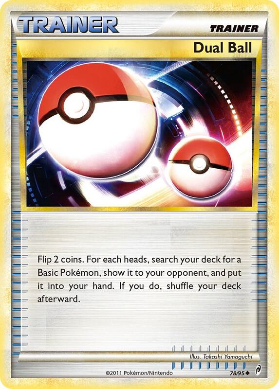Dual Ball Pokemon card from Call of Legends