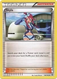 Skyla Pokemon card from XY - BREAKthrough