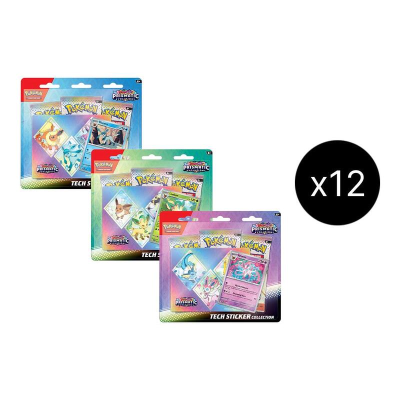 Prismatic Evolutions Tech Sticker Collection Case Pokemon card from SV: Prismatic Evolutions