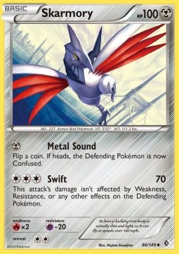 Skarmory Pokemon card from Boundaries Crossed