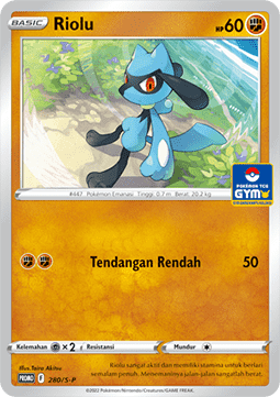 Riolu (S-P/ID 280) Sword & Shield Indonesian Promos ID