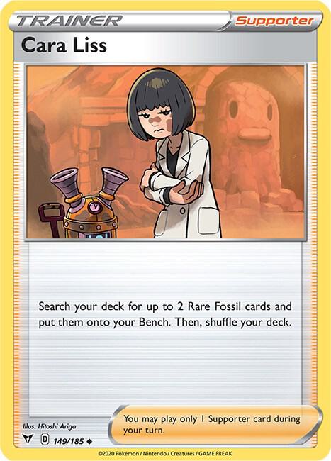 Cara Liss Pokemon card from SWSH04: Vivid