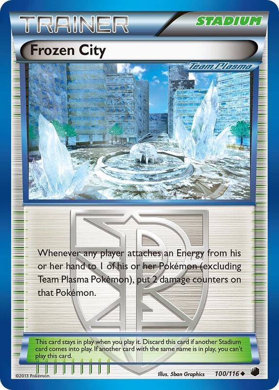 Frozen City (Team Plasma) Pokemon card from Plasma Freeze