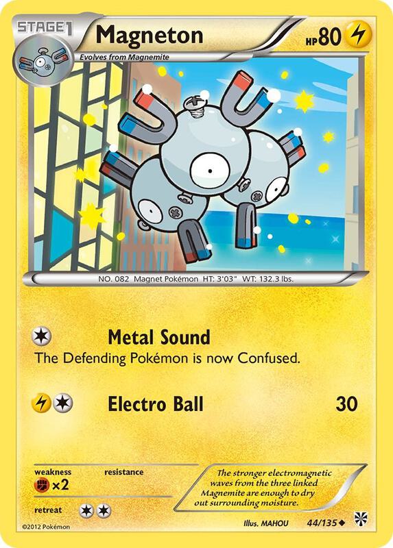 Magneton (44) Pokemon card from Plasma Storm