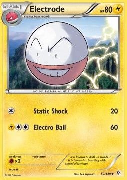 Electrode Pokemon card from Boundaries Crossed