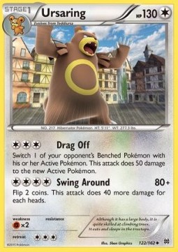 Ursaring Pokemon card from BREAKthrough