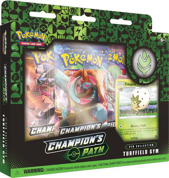 Champion's Path Pin Collection [Turffield Gym] Pokemon card from Champion's Path