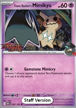 Team Rocket's Mimikyu