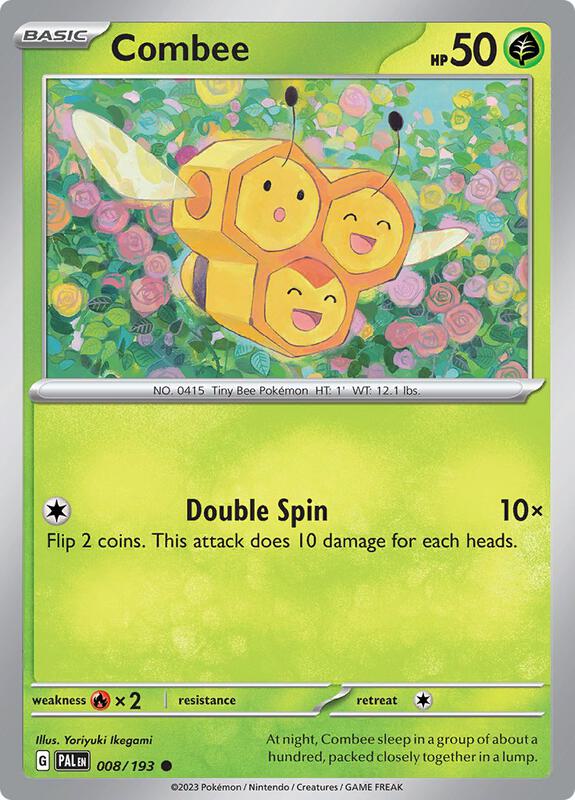 Combee Pokemon card from SV02: Paldea Evolved