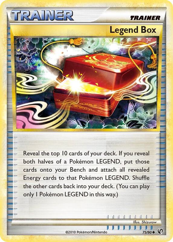 Legend Box Pokemon card from Undaunted