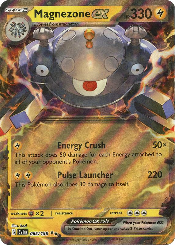 Magnezone ex Pokemon card from SV01: Scarlet & Violet Base Set