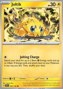 Joltik Pokemon card from Stellar Crown
