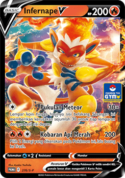 Infernape V (S-P/ID 276) Sword & Shield Indonesian Promos ID