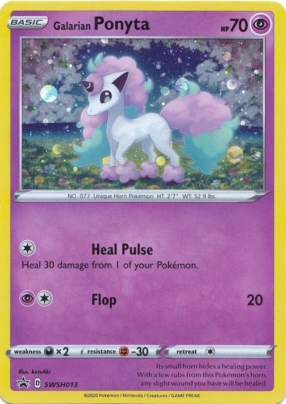 Galarian Ponyta - SWSH013 Pokemon card from SWSH: Sword & Shield Promo Cards