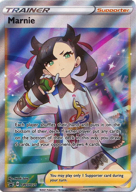 Marnie - SWSH121 Pokemon card from SWSH: Sword & Shield Promo Cards