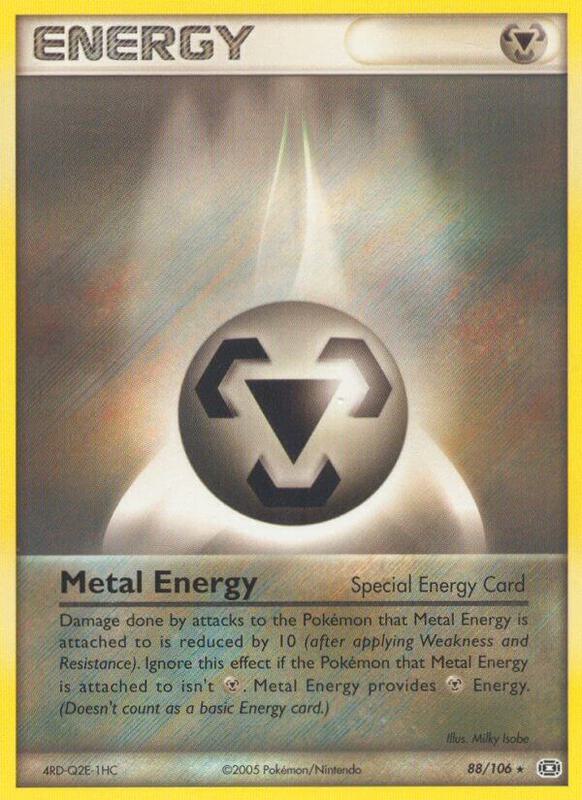 Metal Energy (Special) Pokemon card from Emerald