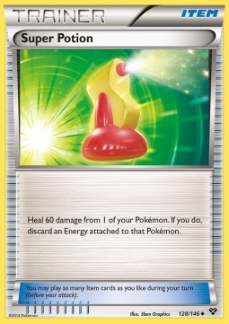 Super Potion Pokemon card from XY
