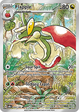 Flapple Pokemon card from Stellar Lightning