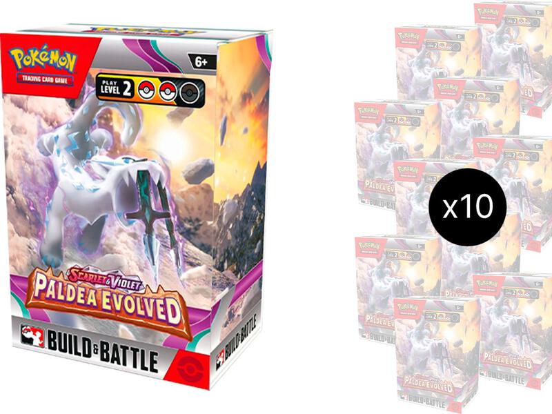 Paldea Evolved Build & Battle Box Display Pokemon card from SV02: Paldea Evolved