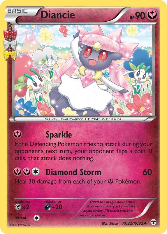 Diancie Pokemon card from Generations: Radiant Collection