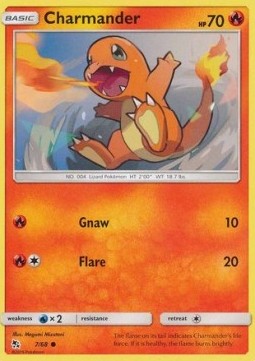 Charmander Pokemon card from Hidden Fates