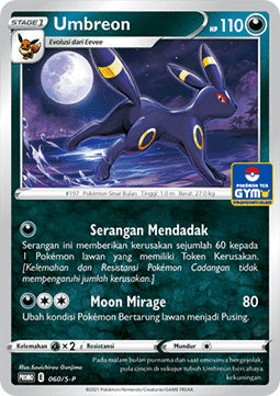 Umbreon (S-P/ID 060) Sword & Shield Indonesian Promos