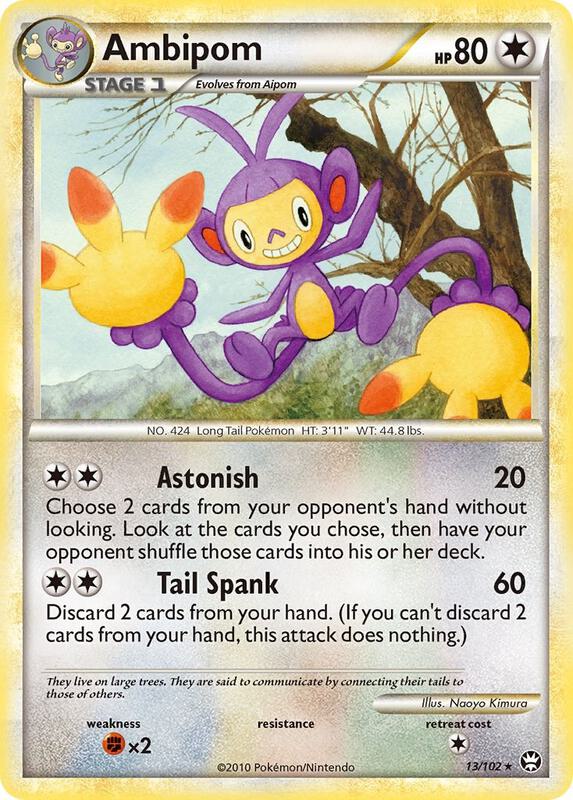 Ambipom Pokemon card from Triumphant