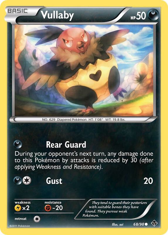 Vullaby Pokemon card from Emerging Powers