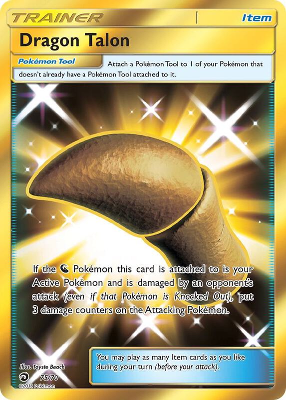 Dragon Talon (Secret) Pokemon card from Dragon Majesty