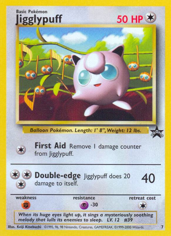 Jigglypuff Pokemon card from WoTC Promo