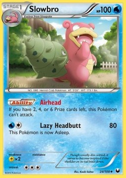 Slowbro Pokemon card from Dark Explorers