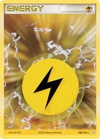 Lightning Energy Pokemon card from Holon Phantoms