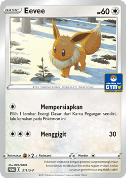 Eevee (S-P/ID 211) Sword & Shield Indonesian Promos ID
